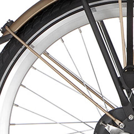 Alpina tylna rurka błotnika Curve 24 cale matowe złoto