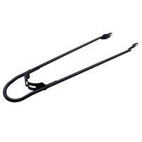 Asta parafango con paracolpi 28 inch nero opaco.