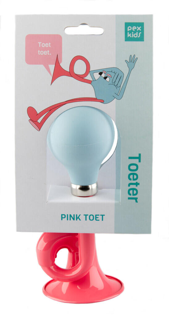 Radsporthorn Lure Pexkids - Pink mit grüner Kugel 2/2