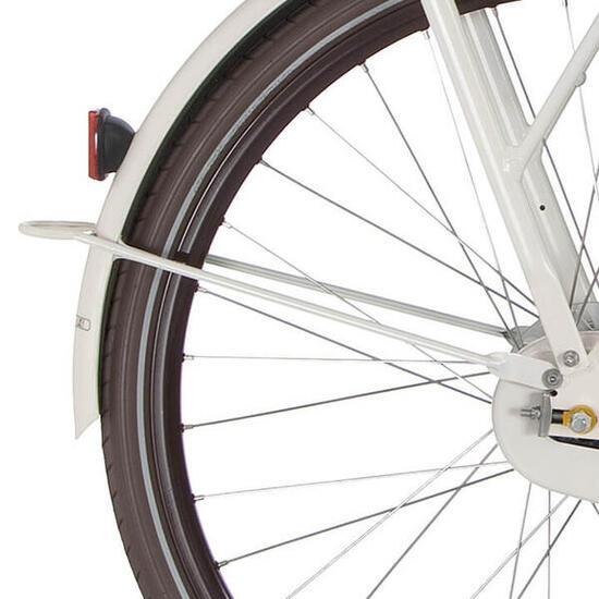 Supporto parafango posteriore Cortina 28'' 355x58 mm con paraurti — Crema