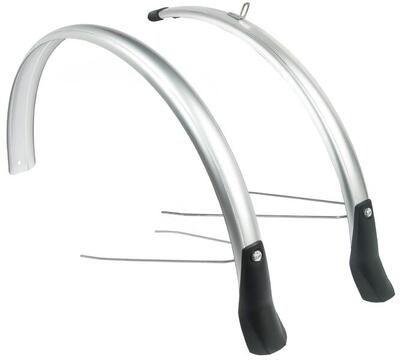 Eurofender spatbordset elegance 28" x 46 mm - smoke / titanium