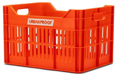 Urban Proof Fahrradkiste 30L - Orange. Umweltfreundlich und Robust