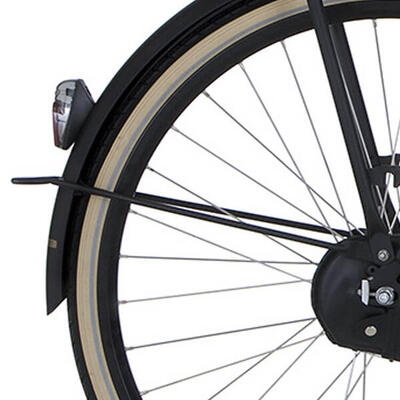 Cortina spatbordstang achter 28 u4 jet black matt.