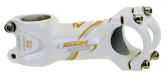 Zoom stuurpen 1 1/8 inch 90 mm in wit