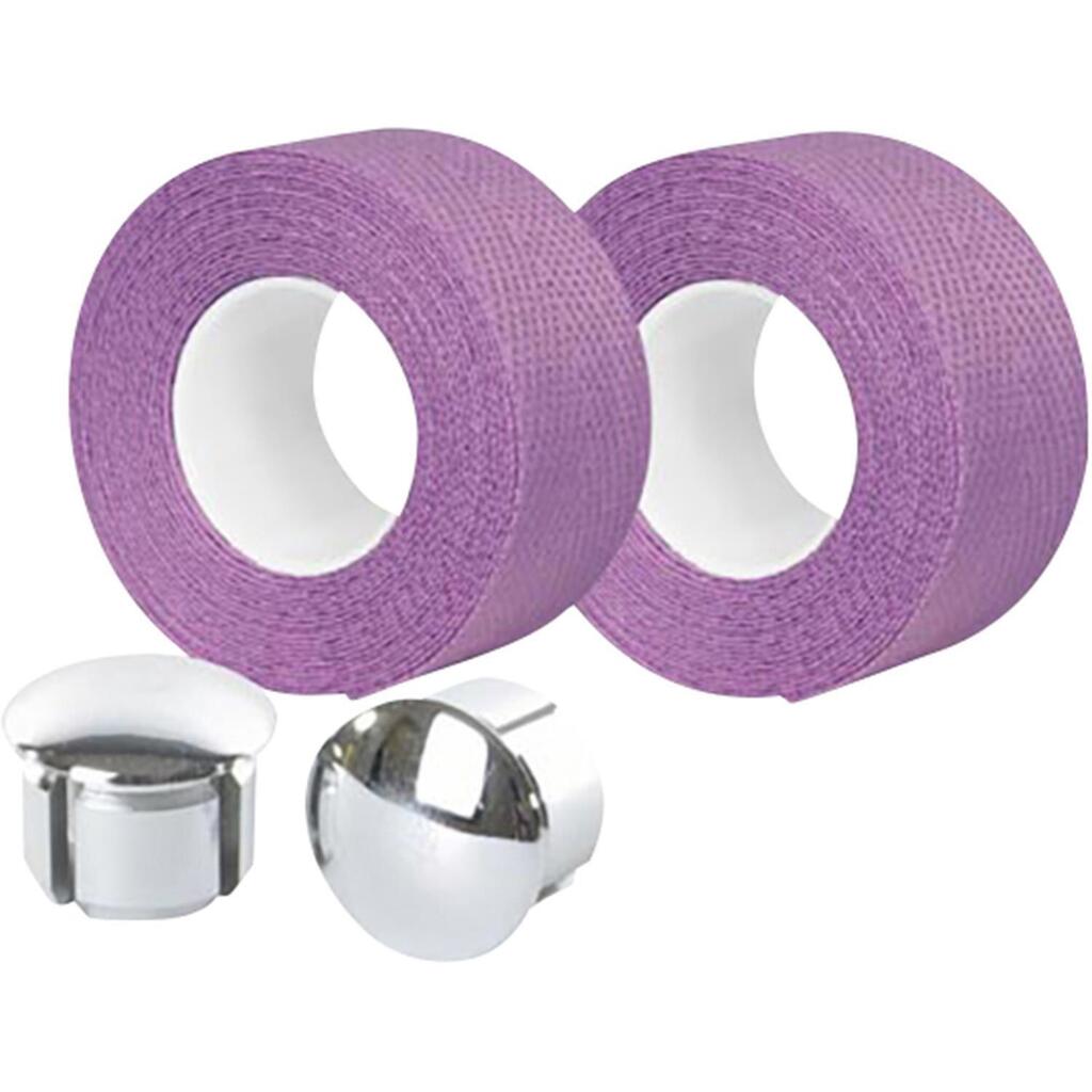Upper cotton handlebar tape with handlebar end Velox Tressostar 90