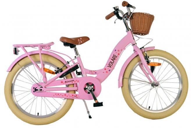 VOLARE BICYCLES Volare Blossom Kinderfahrrad - Mädchen - 20 Zoll - Pink - Sicher und Stilvoll