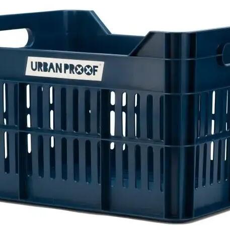 UrbanProof 30L Recycled Bike Crate — Dark Blue, MIK & AVS Compatible.