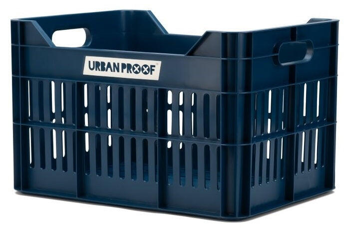 Skrzynka rowerowa UrbanProof 30L z recyklingu ciemnoniebieska