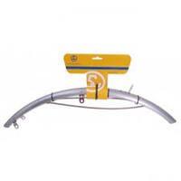 Hochwertiger Vorderradkotflügel 28 Zoll - Silber Transparent