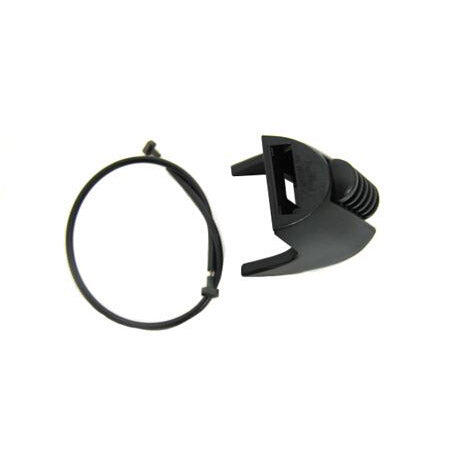 Supporto parabrezza AXA Woerd N.M. in plastica nero.