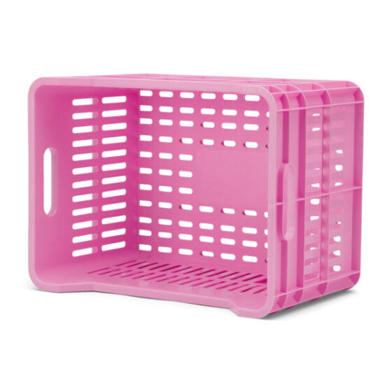 Caisse de vélo Urban Proof 30L en rose vif - Pratique et durable 5/7