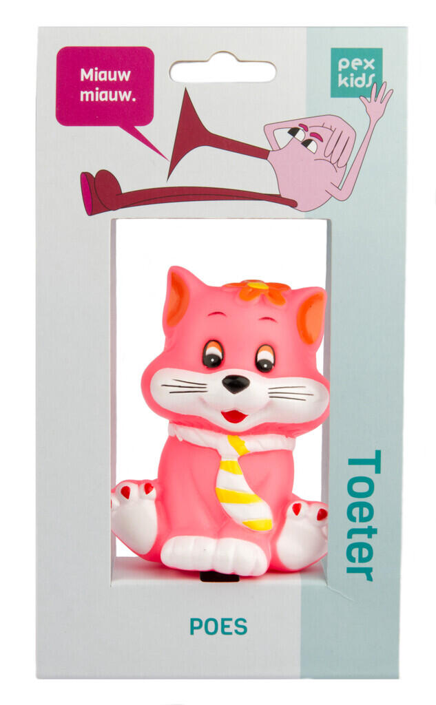 PexKids Clacson Gattino - Rosa (per manubrio 22.2 mm). 2/2
