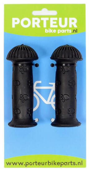 Porteur manopole bambino nero per manubrio.