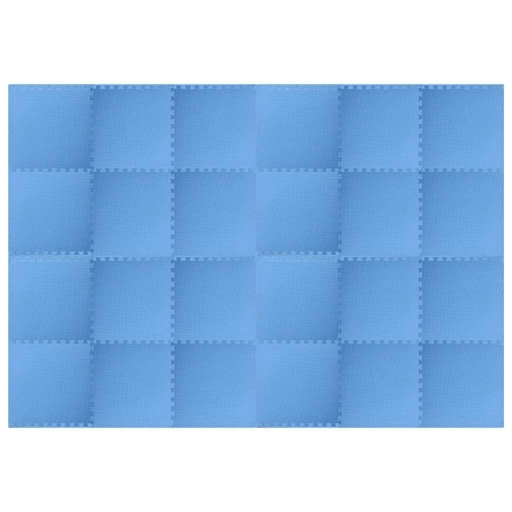 Vidaxl 24 Piezas de Alfombrillas de EVA - Azul 4/4