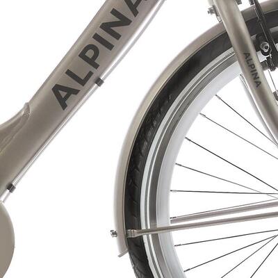Alpina set parafanghi 26" Clubb oro opaco con aste di montaggio incluse.