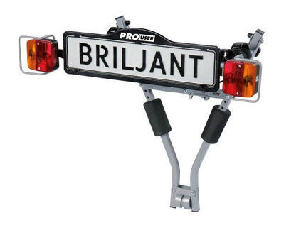 Uchwyt rowerowy Pro-User Brilliant na hak 2 rowery 7/13-styk 40 kg