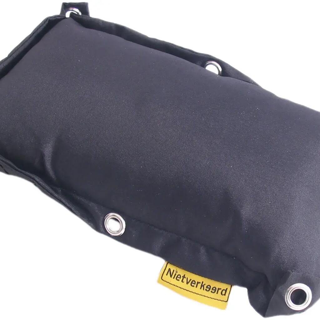 Rear rack cushion Fat 35 cm, black.