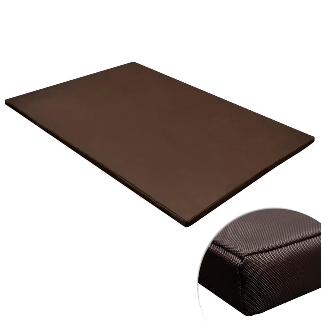 Vidaxl - Vidaxl Tapis Pour Chien Xl - Confortable Et Durable Couleur Marron - Tapis Pour Chien - Marron - Decathlon