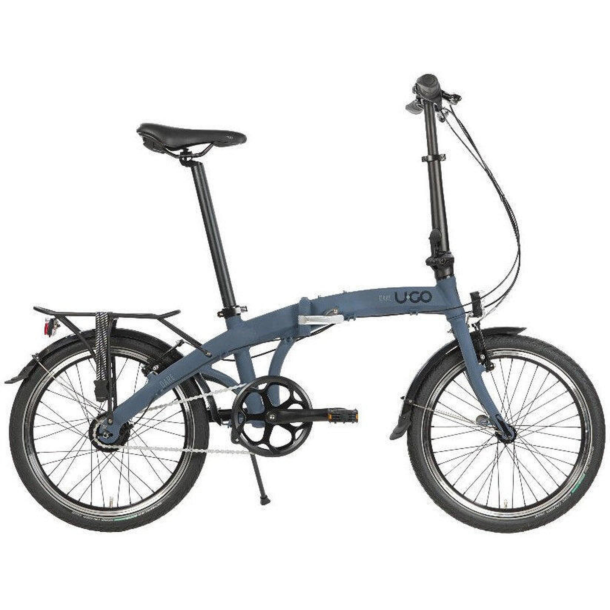 Ugg - Vélo Pliant Ugo Tu Vas Oser I7 20 7sp - Vélo Pliant - Vert - Decathlon