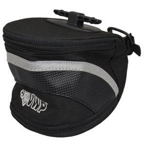 Borsa sottosella VWP Luxe L in nylon con chiusura a scatto nero.