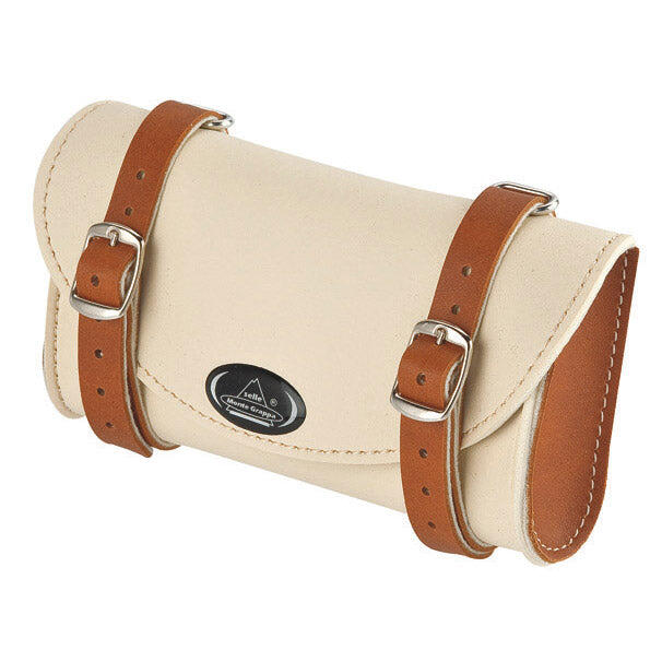 Selle Monte Grappa - Selle Monte Grappa Monte Grappa Saddle Sac Vintage Cream - Sacoche Selle Vélo - Blanc - Decathlon
