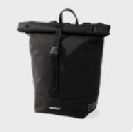 Bolsa Rolltop Urban Proof 20L Negra Reciclada - Perfecta para Ciclismo 1/4