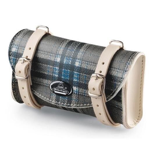 Selle Monte Grappa Borsa Sottosella Monte Grappa Principe di Galles crema.