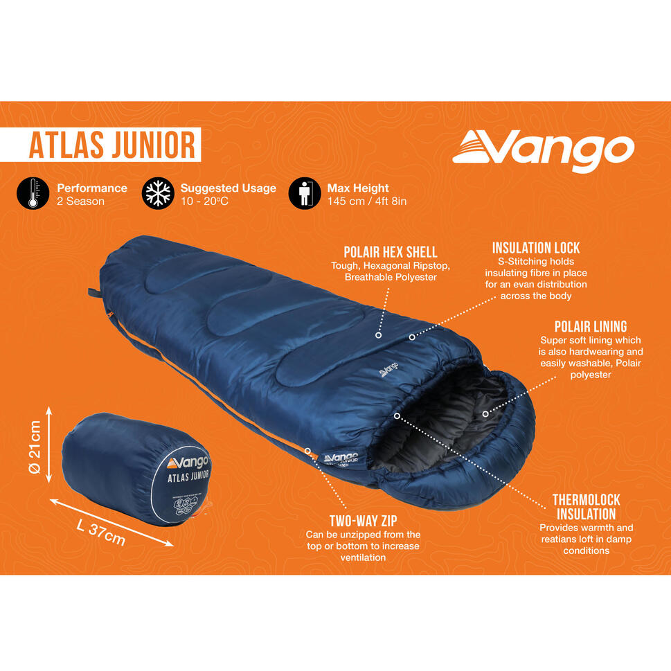 Śpiwór dziecięcy Vango Atlas Junior