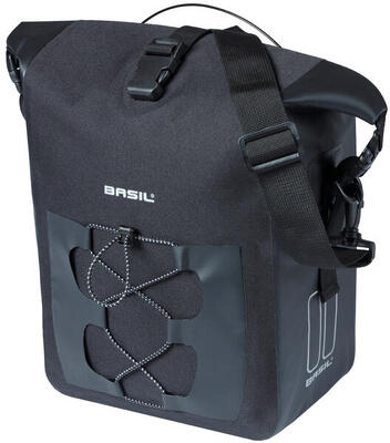 Basil Navigator Einzel Fahrradbeutel wasserdicht 14L - Schwarz