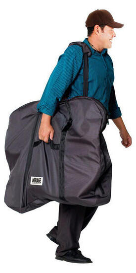 Borsa per bici pieghevole Mirage 16/20" nera.