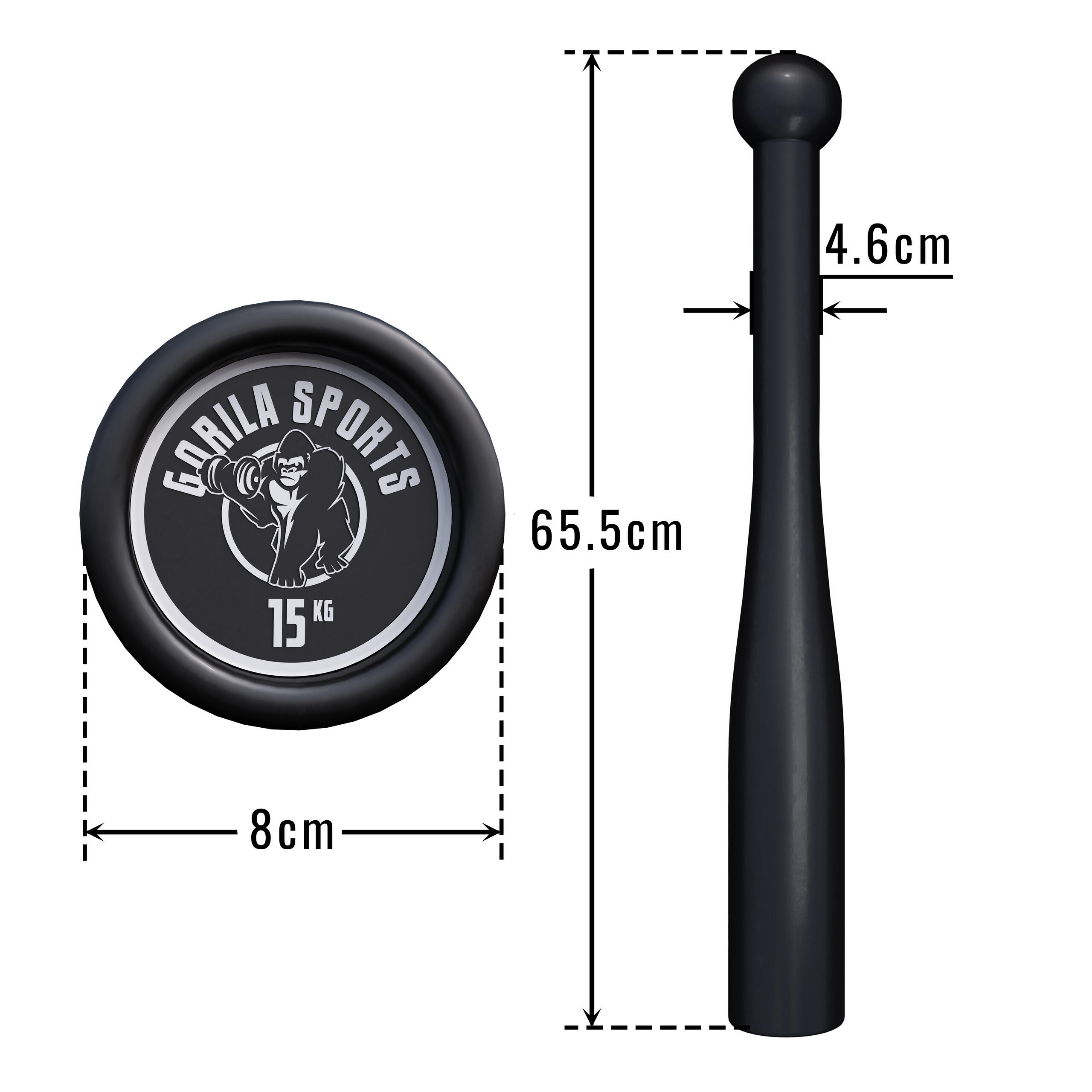Indian clubbell - Massue de Musculation poids au choix 6/7