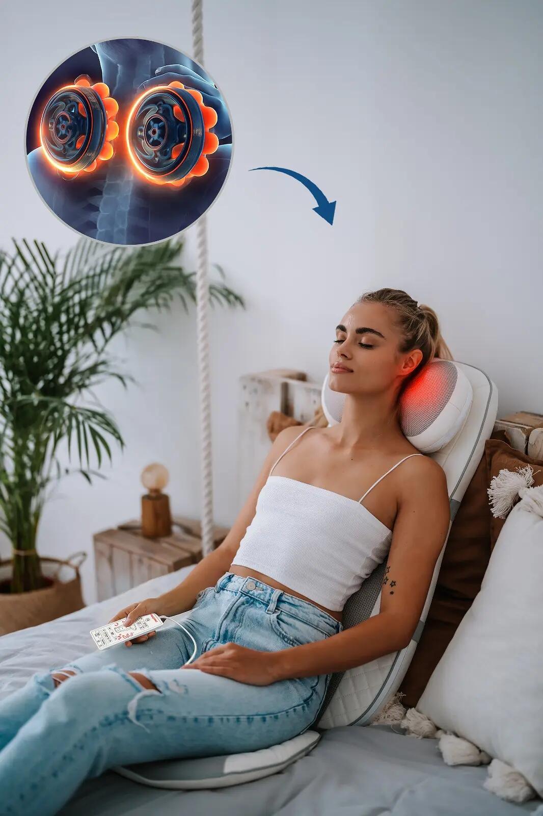 Mata masująca na fotel do masażu shiatsu MEDIVON Luna 6/8
