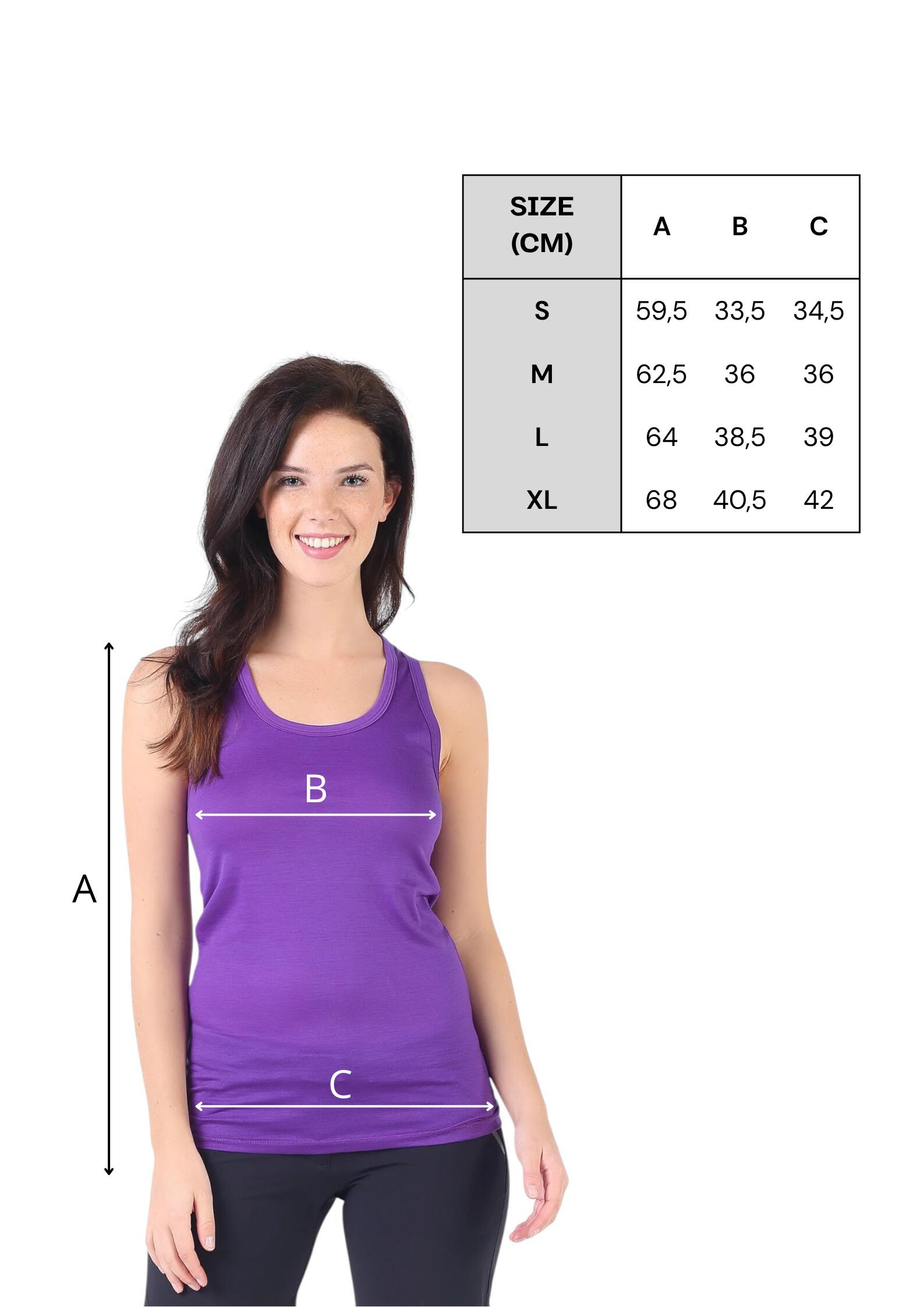 Rani - Koszulka Damska z 100% Wełny Merino (135g/m²) L, Fioletowy 2/3