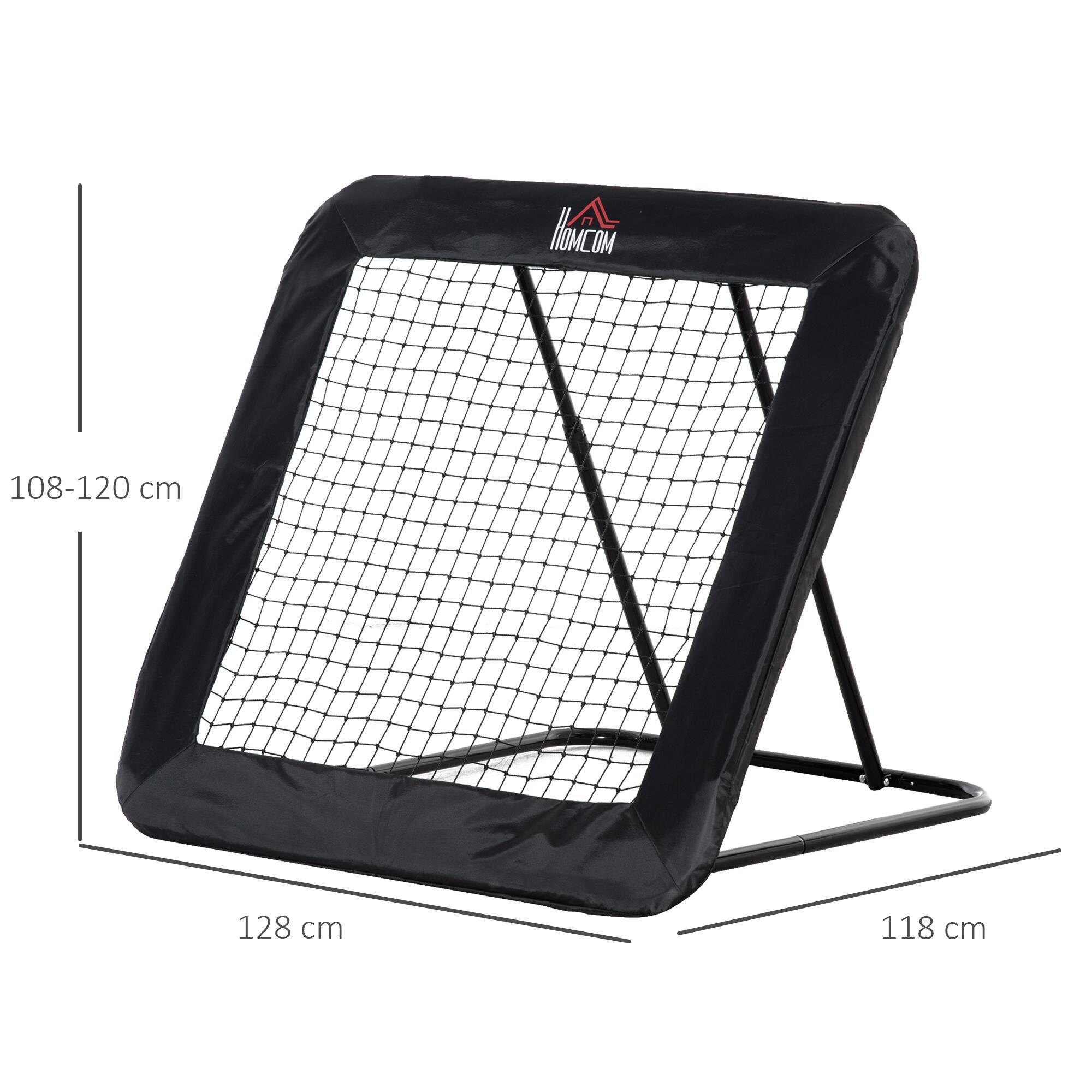 Rede de Rebote HOMCOM 128x118x108-120cm Preto 3/7