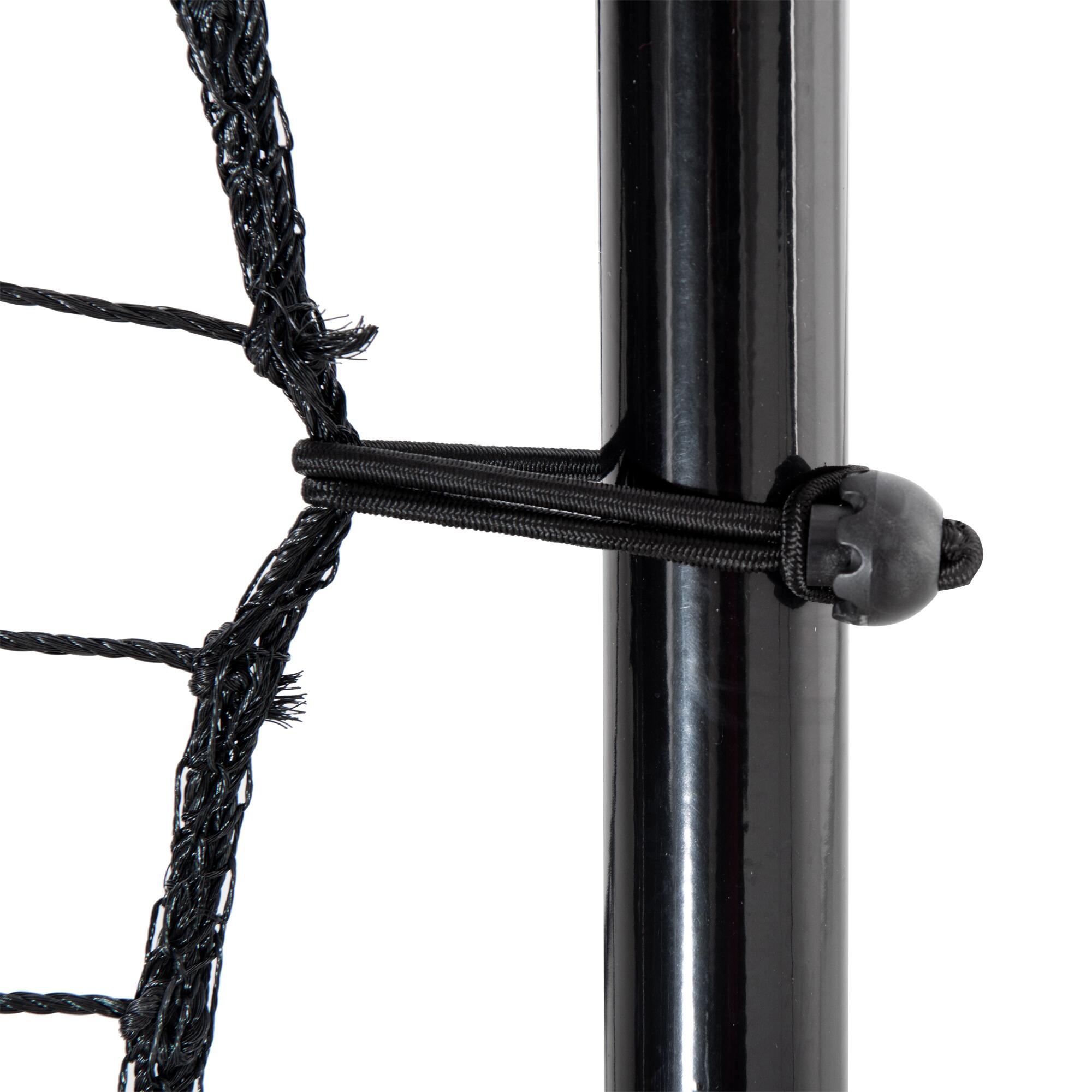Rede de Rebote HOMCOM 128x118x108-120cm Preto 5/7