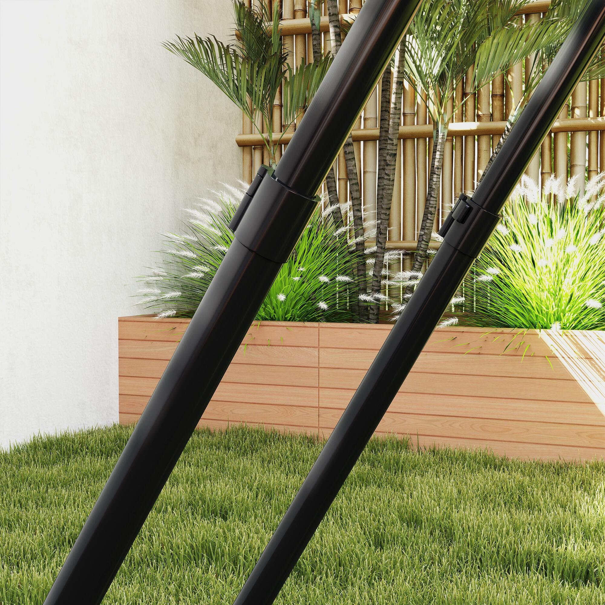 Rede de Rebote HOMCOM 128x118x108-120cm Preto 6/7