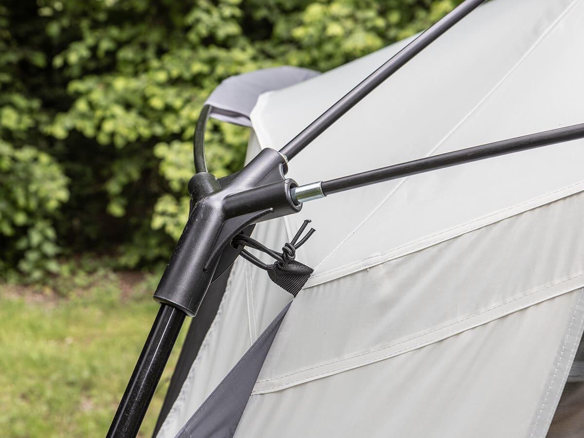 Abri d'extérieur tonnelle avec moustiquaire Pavillon Fortun 350 - hauteur 210 cm 7/8