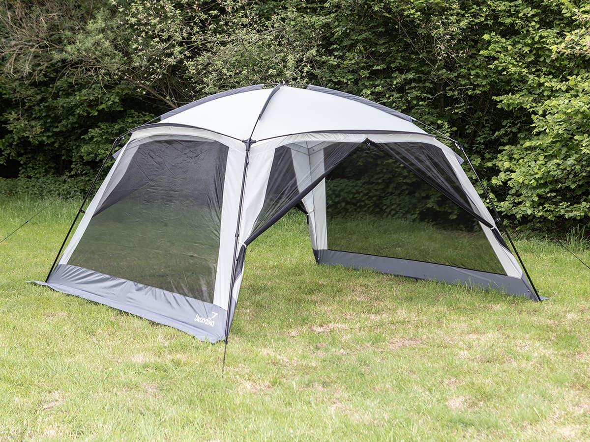 Outdoor Shelter mit Moskitonetz - Pavillon Fortun 350 - 210 cm Hhe -  350x350cm | Decathlon