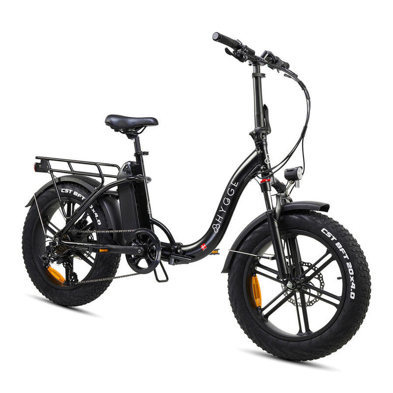 Vester Step 2025 - Vélo électrique pliable à gros pneus 48V 14Ah - Noir Onyx