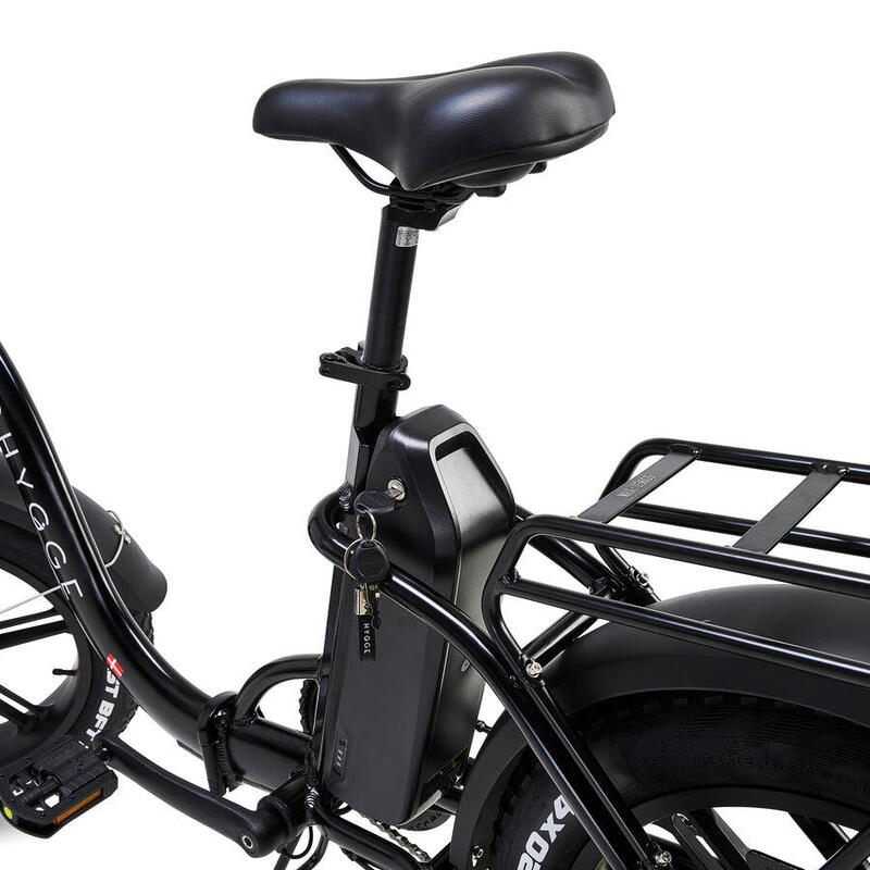 Vester Step 2025 - Vélo électrique pliable à gros pneus 48V 14Ah - Noir Onyx