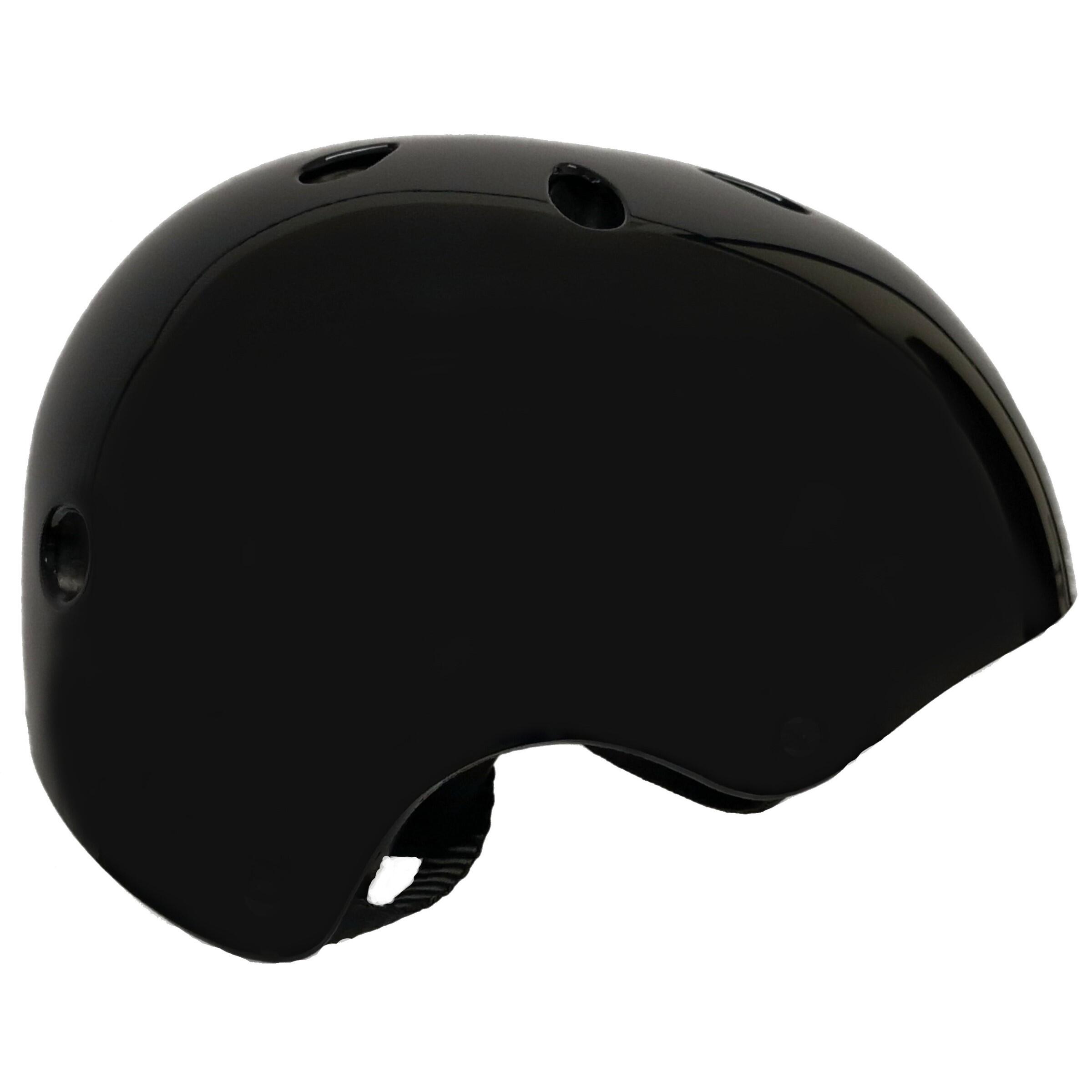 LAUNCH BMX/Skateboard/Scooter/Bike/Bicycle Helmet M 54-58cm - Gloss Black 5/7