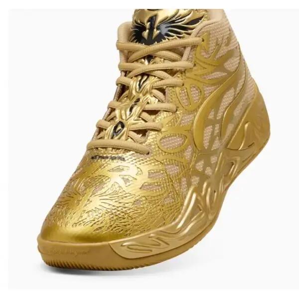 Chaussures de Basketball Puma MB.04 Lamelo Ball "Gold Child" Enfant 3/4