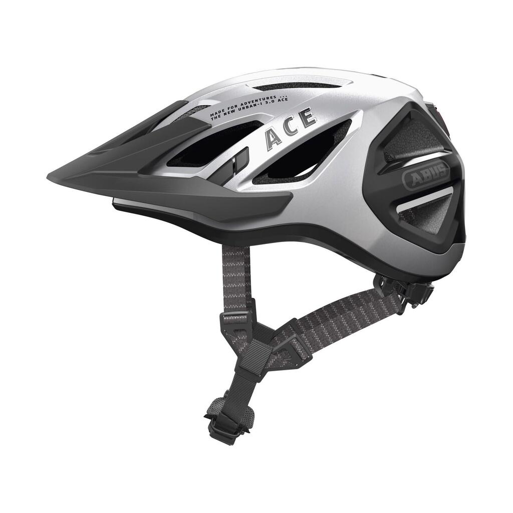 Abus Urban-I 3.0 ACE Bicycle Helmet Silver M 52-58cm