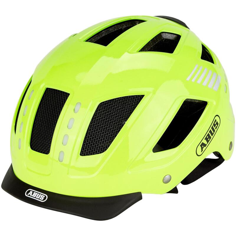 Kask Rowerowy Hyban 2.0 Led Signal Yellow M 52-58Cm
