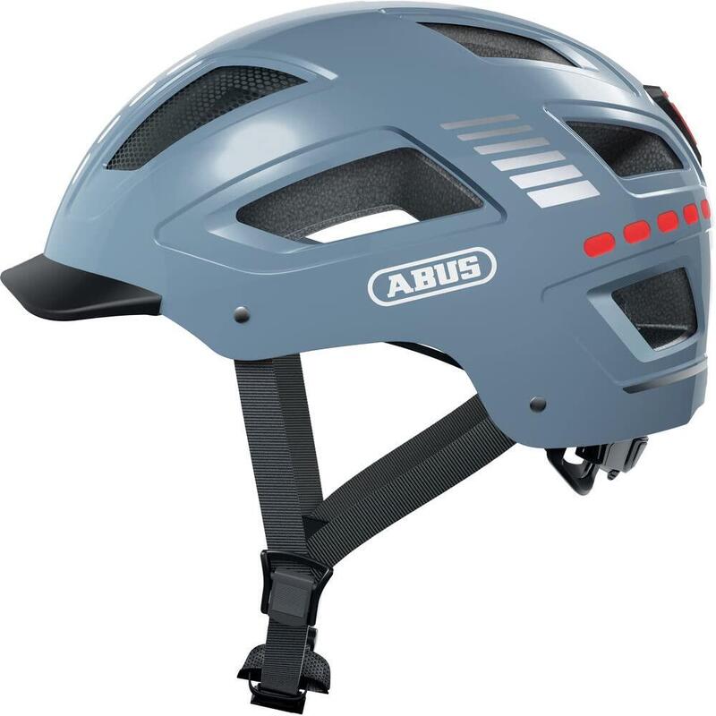 Kask rowerowy „Hyban 2.0 LED” niebieski