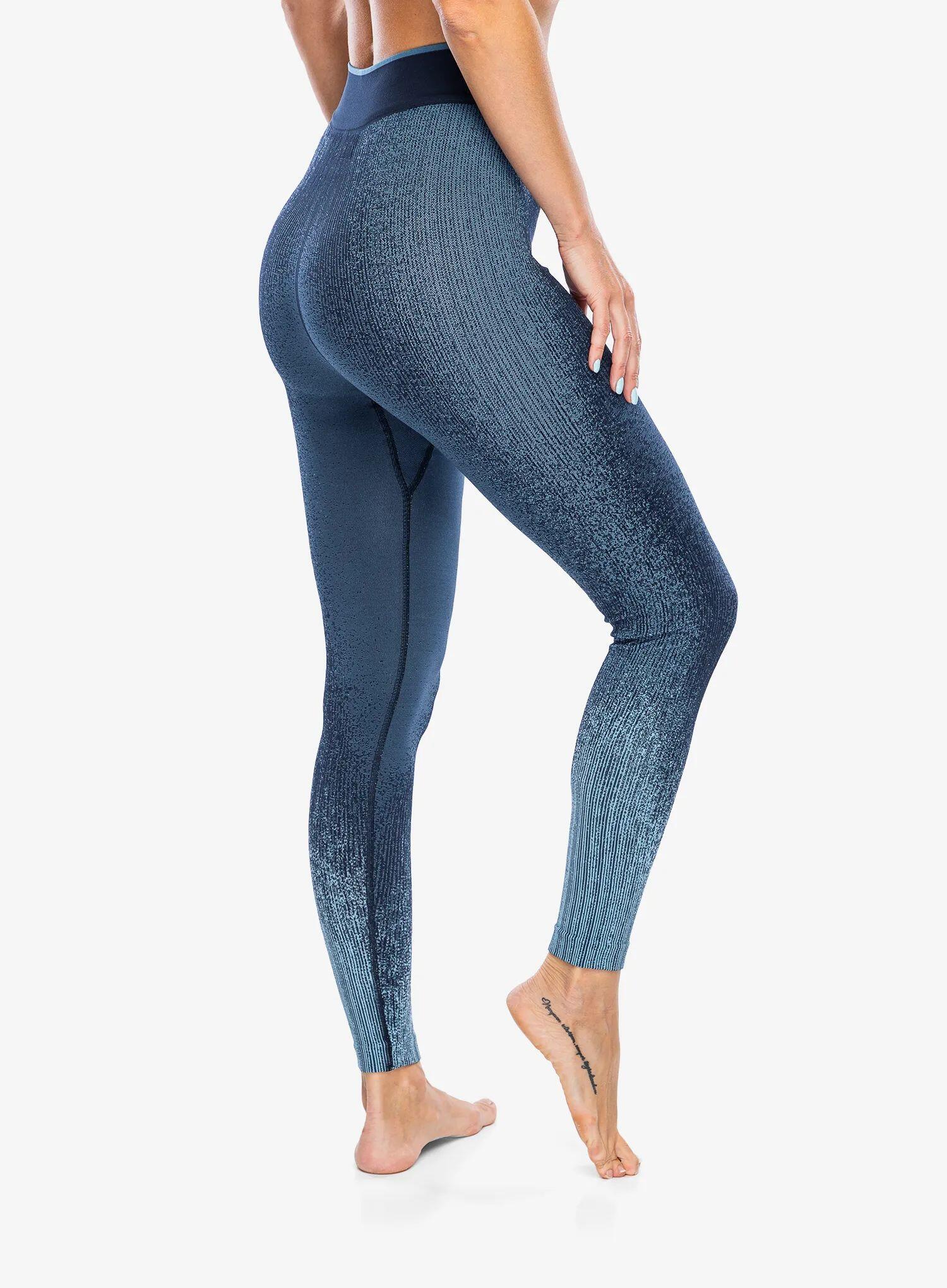 Legginsy termoaktywne damskie Odlo Blackcomb Eco BL Bottom Long 4/5