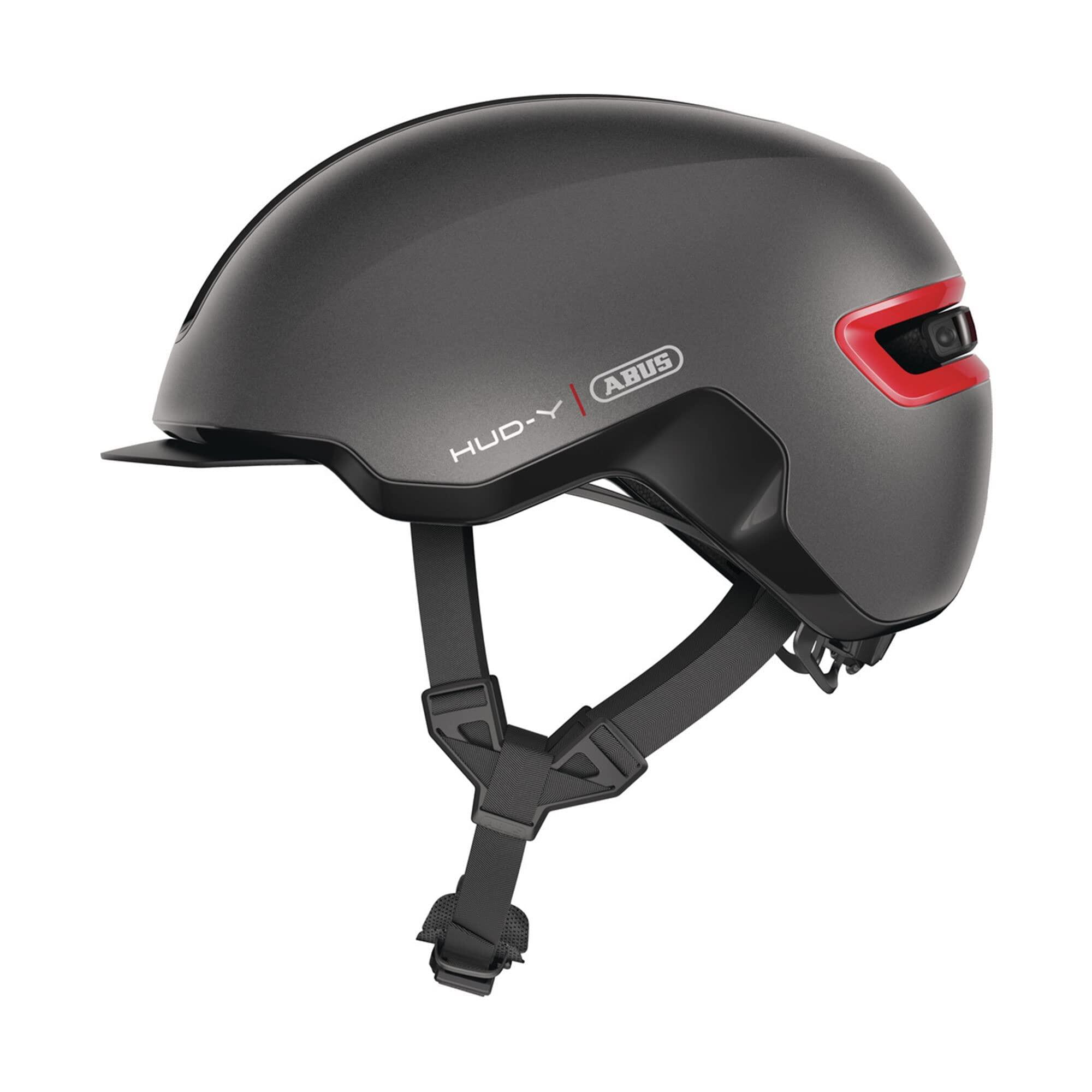 ABUS Kask rowerowy „Hud-Y” ciemnoszary