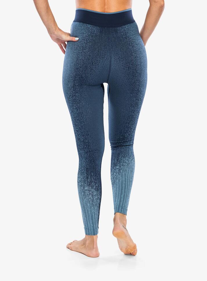 Legginsy termoaktywne damskie Odlo Blackcomb Eco BL Bottom Long
