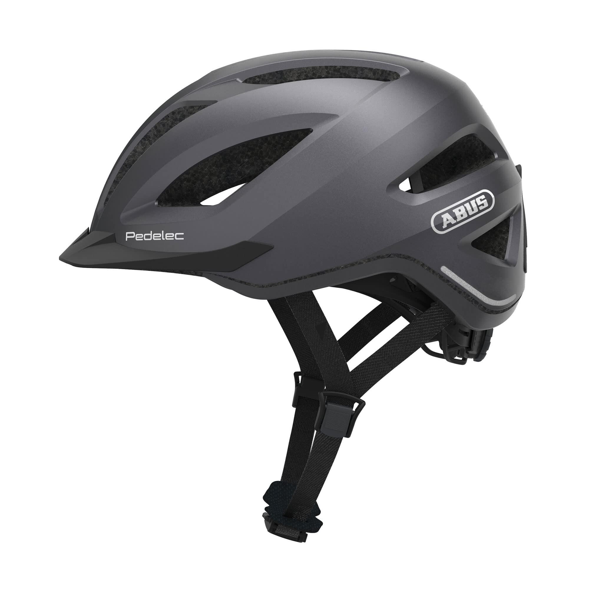 Abus - Casque Vélo Pedelec 1.1 Titan L 56-62 Cm - Casque - Gris|noir - 42 M/l - Decathlon
