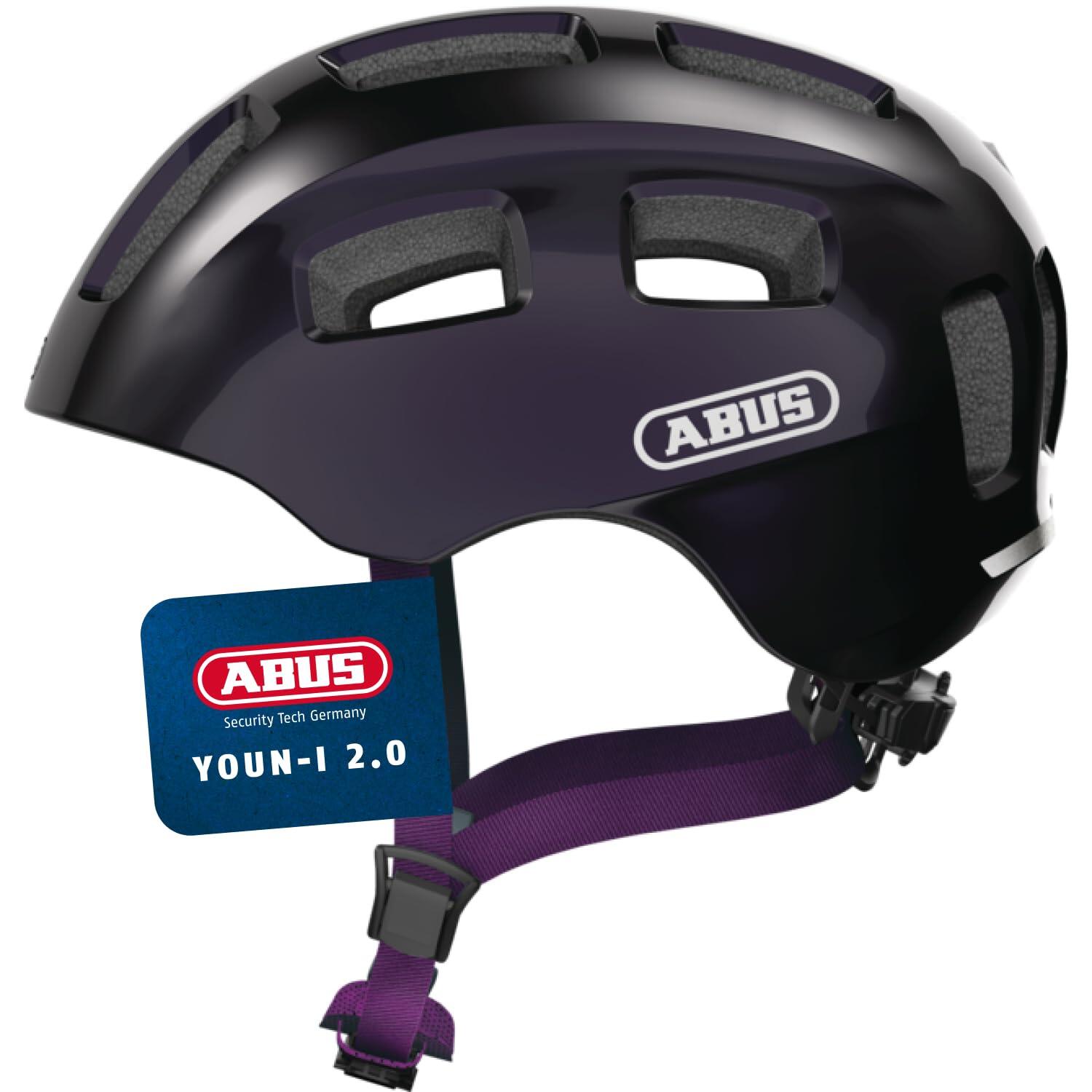 ABUS Casco per il tempo libero per bambini "Youn-I 2.0", nero